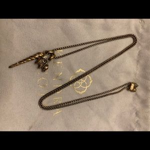 Kendra Scott adjustable charm necklace.